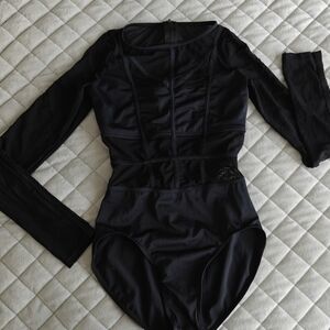 Black Long Sleeve Bodysuit